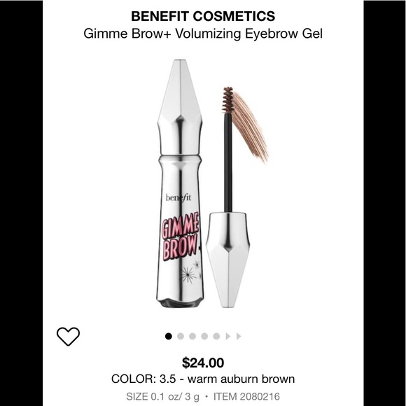 Benefit Gimme Brow + Volumizing Eyebrow Gel - Picture 7 of 8